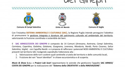  S.A.C. ARNEO E COSTA DEI GINEPRI - INCONTRI DI COINVOLGIMENTO DEL TERRITORIO...