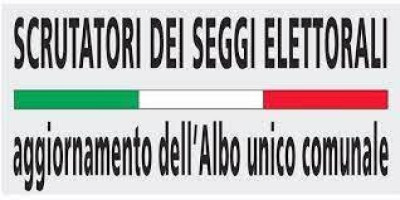 Aggiornamento albo Scrutatori – Iscrizione volontaria all’albo de...